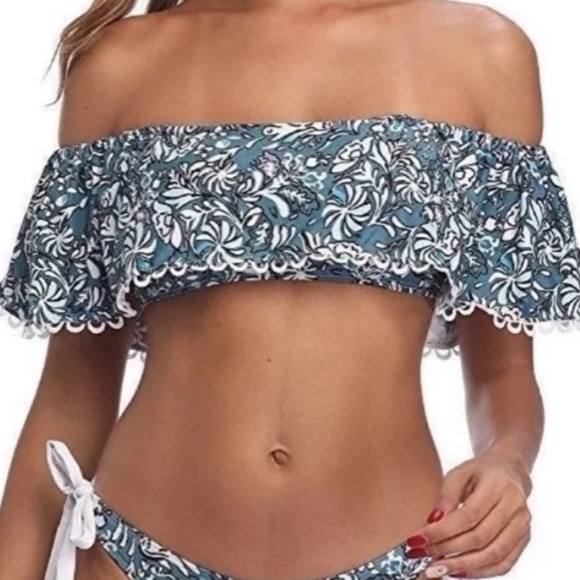 🆕 Floral Off-Shoulder Bikini - Picture 2 of 4